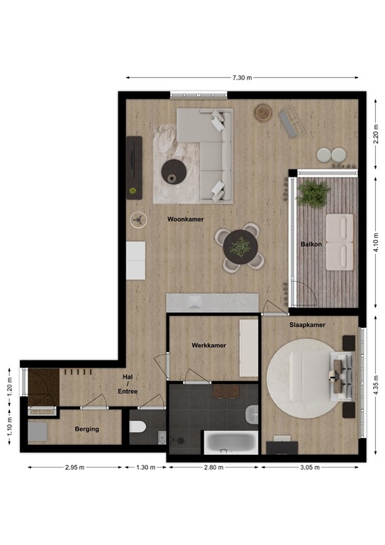mediumsize floorplan